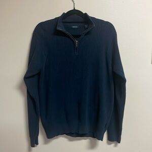 Izod 1/4 Zip Navy Men’s Sweater